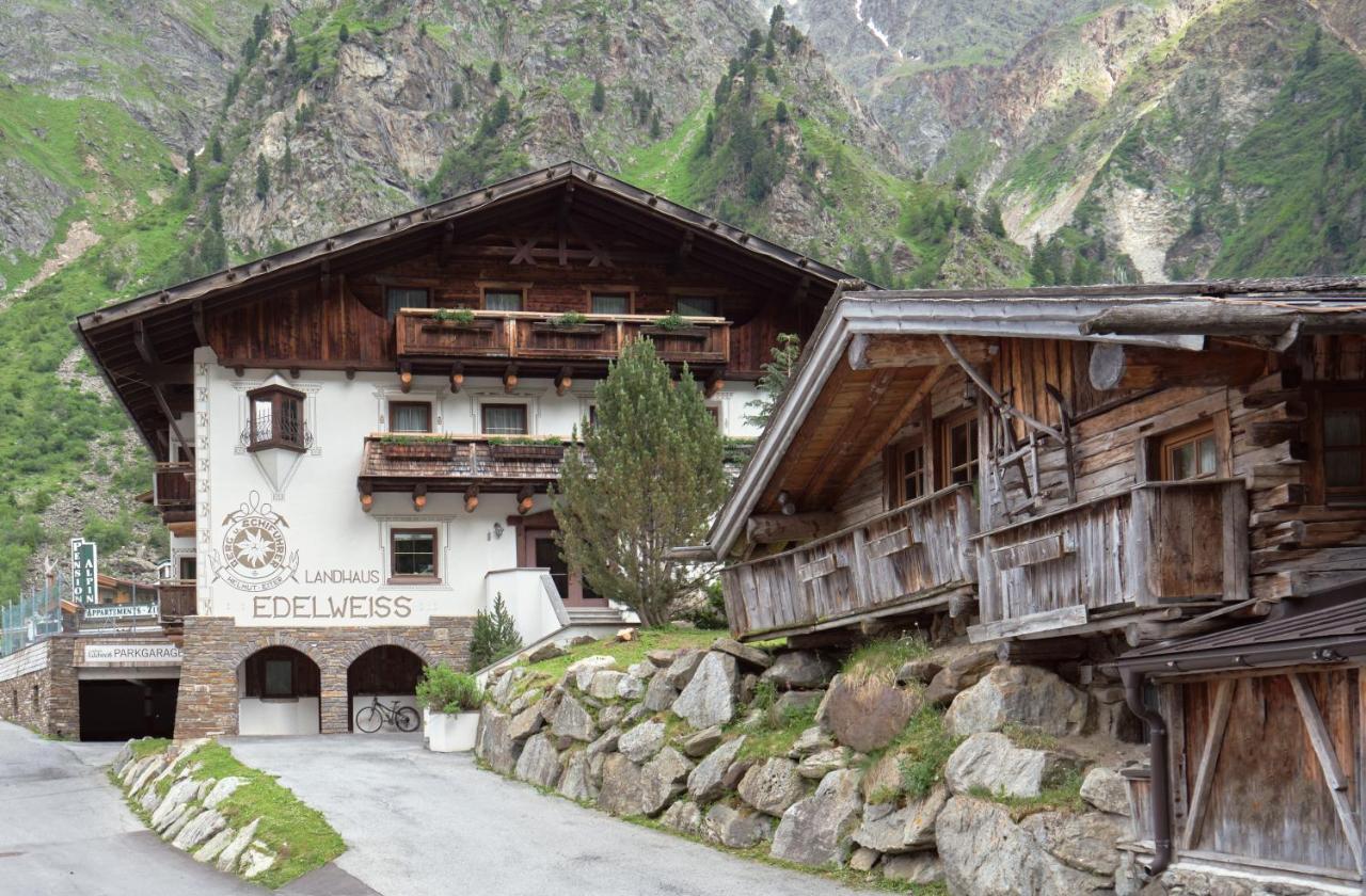 Landhaus Edelweiss Sankt Leonhard im Pitztal Ngoại thất bức ảnh