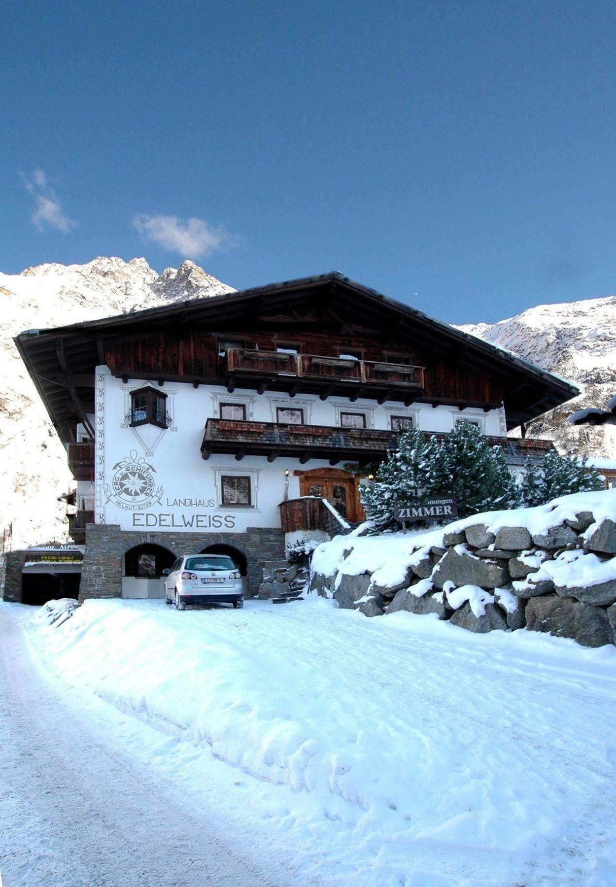 Landhaus Edelweiss Sankt Leonhard im Pitztal Ngoại thất bức ảnh